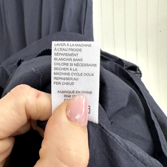 Trovata Birds of Paradis Lisboa Dress Navy Blue V Neck Maxi Sleeveless XS NWT - Picture 6 of 10